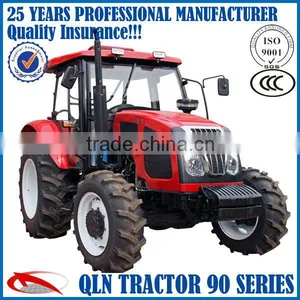 3-point Linkage,hydraulic Steering 85hp 4*4 Wheeled Farm Tractor thumbnail-1