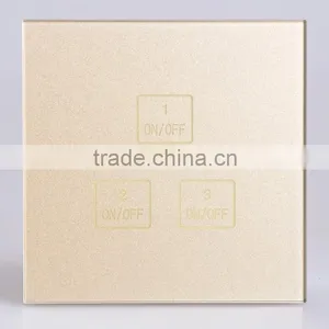 2015 Golden Touch Switch ,power Saving Smart Switch , 3 Gang 1 Way Touch Switch thumbnail-2