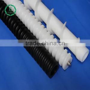 Professional Manufacture Plastic Uhmwpe Conveyor Screw CNC Machined Transporting Screw thumbnail-3