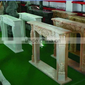 Indoor Marble Fireplace thumbnail-1