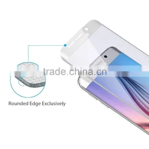 Keno 2016 Newest 3D Hot Curved Tempered Glass Screen Protector for Samsung Galaxy S6 Edge Curved Tempered Glass thumbnail-3