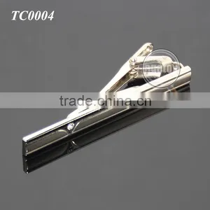 Men Style Multi Hundred Styles Simple Necktie Tie Clip Bar Pin Practical Blank Silver Metal Tie Bar Clips thumbnail-2
