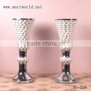 2016 Romatic Glass Fiber Vases Columns Wedding Decoration Flower Vase Decorative Wedding Pillars Wedding Decoration(MS-226) Supplier's Choice thumbnail-3