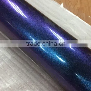 Chameleon Glitter Wrap Film for Car Body Decoration 1.52*20M/Roll thumbnail-5