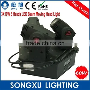 3 Heads 3X10W Led Moving Head Used Stage Lighting for Sale thumbnail-4