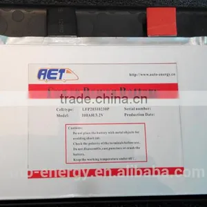Rechargeable Battery Lifepo4 3.2v 100Ah Pouch Type With Light Weight thumbnail-1