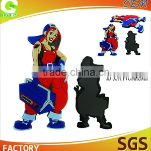 Custom Cheap Refrigerator Plastic Rubber Wholesale Promotional Car Shape Rubberized 3d Soft Pvc Fridge Magnet Quality Choice thumbnail-1