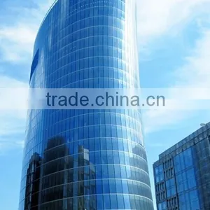 Guangzhou Glass Curtain Wall Double Insulating Glass Powder Coated Aluminium Frameless thumbnail-1