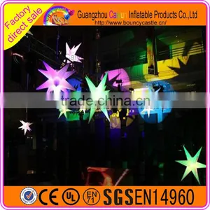 Colorful LED Changable Inflatable Star For Event Party Decoration thumbnail-1
