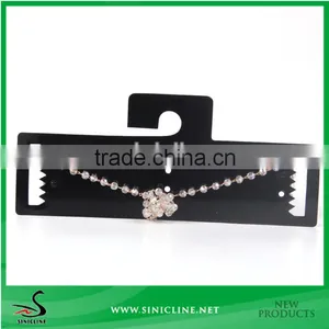 Sinicline Custom Made PVC Jewelry Card With Logo Silk Printed thumbnail-1