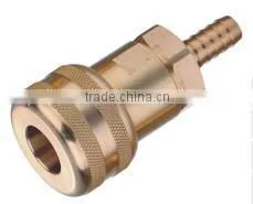 USA Industrial Milton Type Air Coupling, Hose Barb Coupler 1/2'' Body thumbnail-1