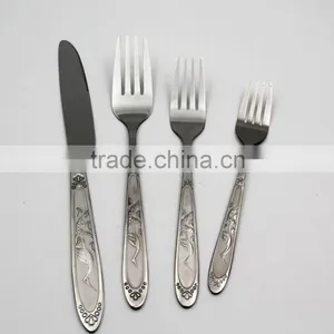 China Best Quality Multi-purpose Stainless Steel Spoon Fork Knife Sets in Kitchen and Restaurant thumbnail-2