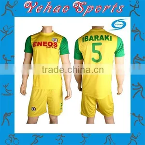 Customized Any Logo Name Numbers Breathable Sublimation Soccer Uniform thumbnail-1