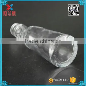 High Quality 50ml Clear Liquor Whiskey Glass Bottle for Sale thumbnail-4
