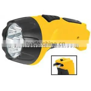 15LED Ergonomic Grip Flashlight Hand Torch Lead-acid Battery thumbnail-1