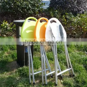 Triangle Shape Metal Leg Folding Stool With Handle thumbnail-3