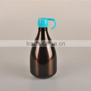 1400ml Single Wall Stainless Steel Beer Glowler With Handle Lid thumbnail-1