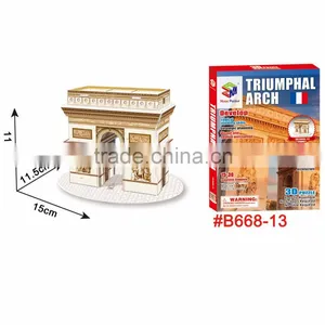 Notre-Dame de Paris 3d Jigsaw Educational Puzzle Solution thumbnail-6