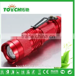 Mini Led Falshlight Super Waterproof Zoomable Led Lamp Rechargeable High Power Flashlight 3w XPE Led Flashlights for Camping Quality Choice thumbnail-5
