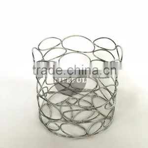 Utensil Rack in Circle, Chrome, Bronze, Black Powder Coated thumbnail-1