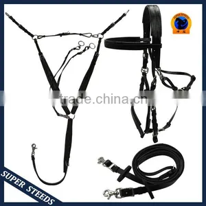 Horse Briddle With Raised Browband thumbnail-2