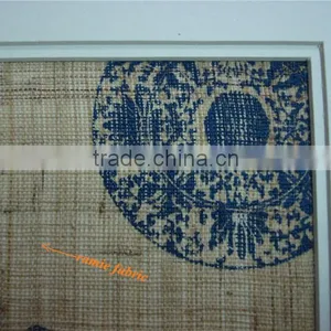 Framed Printing Painting Made of Grass Cloth thumbnail-2