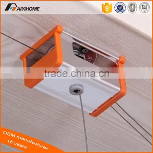 2016 New Arrival Ceiling Mounted Aluminium Clothes Drying Rack, Hand Controller Rotate Lifting Clothes Rack thumbnail-4