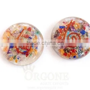 Mix Chakra Orgone Energy Disc | Orgonite Cabachons Manufacturer thumbnail-1