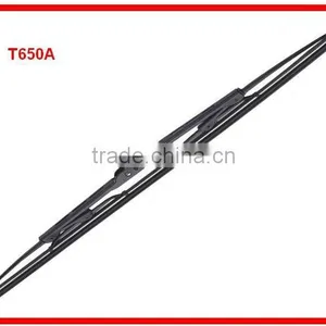 T650A Front Driver Vehicle Accessories Japanese Car Quiet Smooth Streak-free Metro Windshield Stealth Passager Frame Wiper Blade thumbnail-4