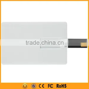 Best Business Gift Popular Plastic USB Flash Drive Card 8gb thumbnail-1