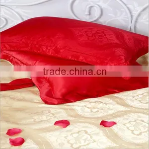 2015 New Fashion Jacquard Wedding 100 Pure Silk Charmeuse Pillowcases thumbnail-3