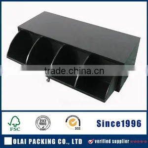 Piano Black Lacquer Finish Hotel Tea Bags Box thumbnail-1