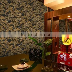 Elegant and Rich Antiquity PVC 3d Office Grass Cloth Wallpaper thumbnail-6