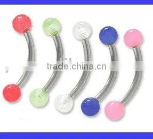 Acrylic Eyebrow Ring thumbnail-1