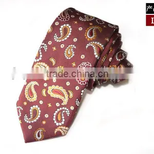 Men's Woven Jaquard Paisley Pattern Neck Tie thumbnail-2