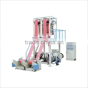 Double Lines Plastic Making Machine SJ65-FM800 Film Blowing Machine thumbnail-1