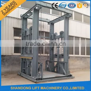 Warehouse Portable Lift Platform Electriing Aerial Rail Guide Hydraulic Lifting Platform thumbnail-5