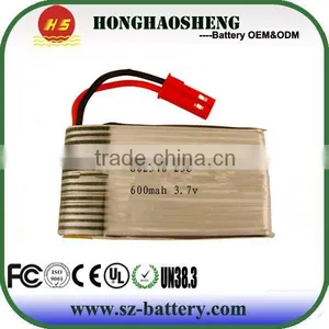 In Store High Quality 3.7v 600mah 802540 Polymer Li-ion Battery for Drone thumbnail-5