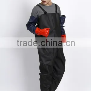 Factory OEM Camouflage Long Rain Poncho /long Raincoat Long Waders Pants for Adult thumbnail-1