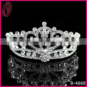 Sterling Silver Star Metal Tiara With Glitter thumbnail-1