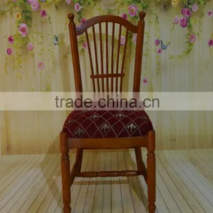 Hot Sale Antiquet Wooden Dining Chair for Hotel thumbnail-5
