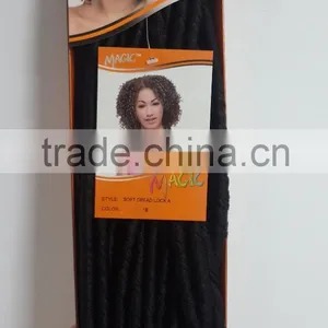 Wholesale Cheap Price Synthetic Hair Extensions Hard or Soft Dreadlocks Weave thumbnail-2