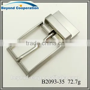 35MM Tunable Pin Buckle Turning Belt Buckle for Men's Twist Two-faced Belt Stripe thumbnail-1