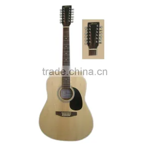 Rosewood Fingerboard Ash Plywood Acoustic Guitar thumbnail-2