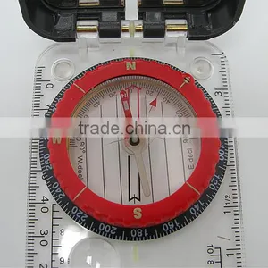 Outdoor Hiking Camping Pocket Camping Map Compass With Mirror Quality Choice thumbnail-2