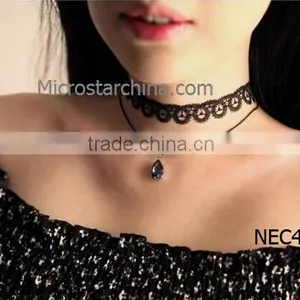 High Quality Fashion Woman Hot Sexy Black Fashion Black Charm Choker Necklace Quality Choice thumbnail-3