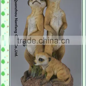 Animal Shaped Solar Garden Lights & Polyresin Meerkat thumbnail-1