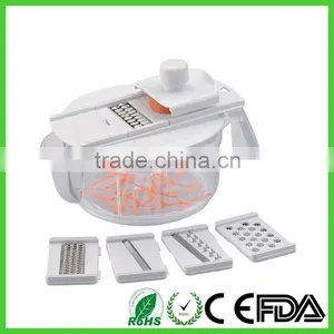Useful Five Blades and Round Serving Box Manual Wonder Plastic Grater thumbnail-1