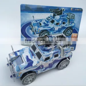 Wholsale Create Puzzles /Design Animal 3D Puzzle/Stereo Puzzles 3D Tank/Stereo Puzzles 3D Paper Castle thumbnail-1