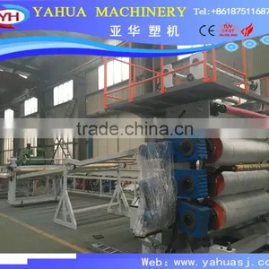 PVC Marble Board Making Machine/PVC Marble Board Profile Line/PVC Stone Sheet Extrusion Line thumbnail-2